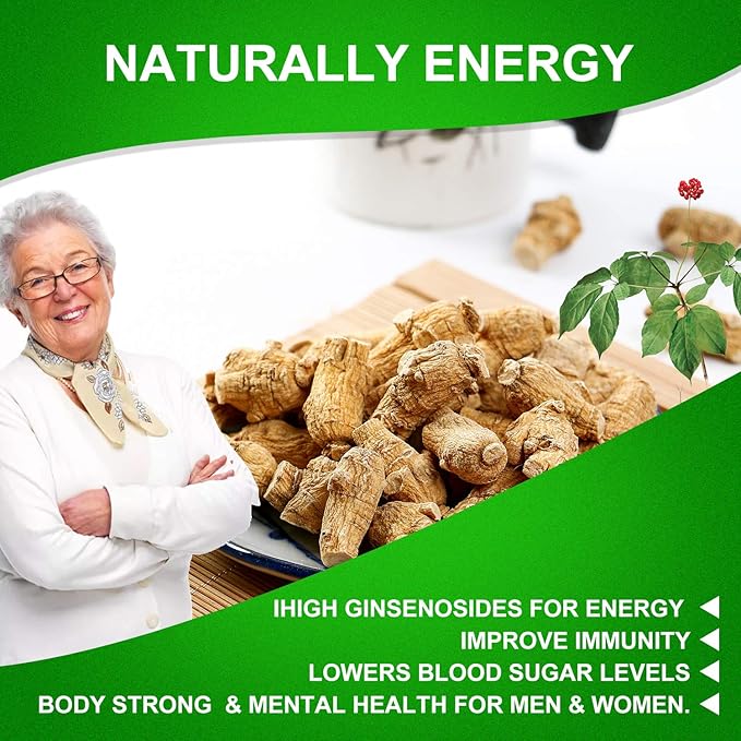 American Ginseng Slices from Wisconsin (Sliced Ginseng Root Wisconsin Grown!Most People Use It to Make Ginseng Tea! Good for Health! (American Ginseng Slices (Long Strip), 2 Boxes of 8 Ounces)