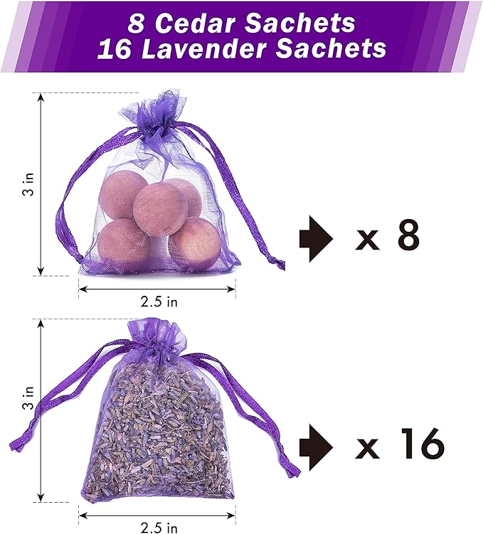 Gift-Box Packaged Dried Lavender Flower Buds Small Glass Bottle
