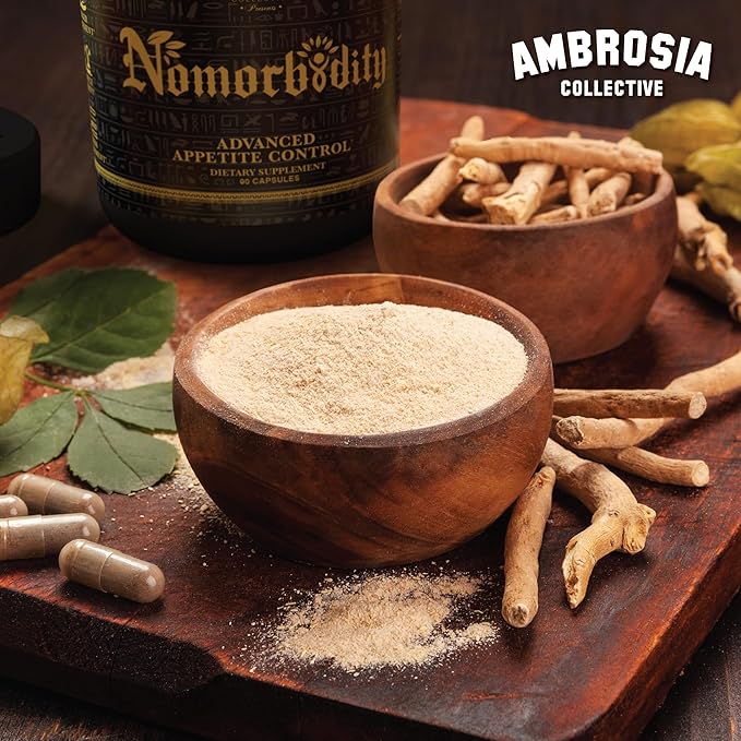 Ambrosia Nomorbidity Advanced Appetite Control & Ember Thermogenic Fat Burner | Powerful Hunger Management, Appetite Support & Fat Burning System with KSM-66 Ashwagandha, Garcitrin, CapsiMax™, Africa