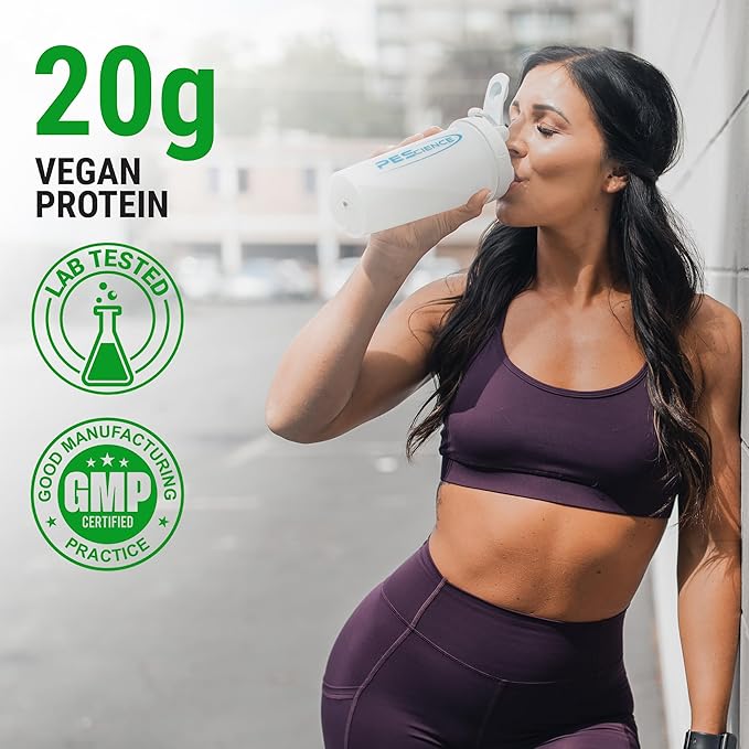 PEScience Select Vegan Plant Based Protein Powder, Peanut Butter Delight, 5 Serving, Premium Pea and Brown Rice Blend