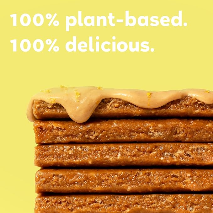 GoMacro MacroBar Organic Vegan Protein Bars - Lemon + Lemon (2.3 Ounce Bars, 12 Count)