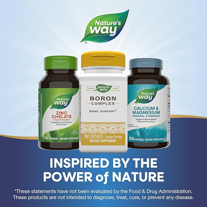 Nature's Way Boron Complex, Supports Bone Health*, 100 Capsules