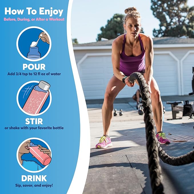 Nuun Sport Electrolyte Powder Drink Mix with Magnesium, Calcium, Potassium, Chloride, and Sodium, Strawberry Kiwi Flavor, Gluten Free & Vegan, Up to 20 Servings