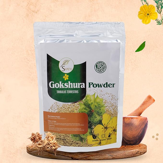 SVATV Gokshura Powder II Tribulus Terrestris Powder/Gokharu Powder II 227g, 0.5lb, 8oz