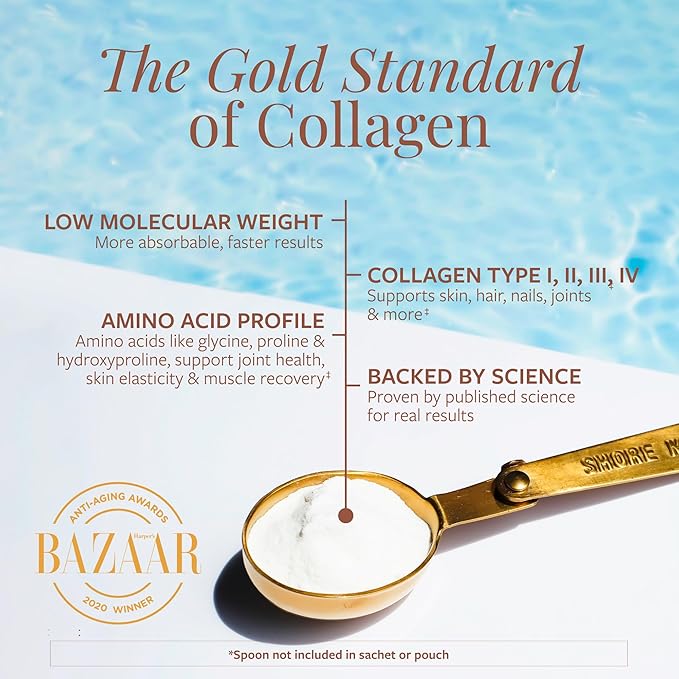 Premium Marine Collagen Powder with Type I II III and IV, Hydrolyzed Peptides for Women and Men, Sourced from Wild Fish, Certified Kosher, Unflavored, Sustainable 4.93 Oz Pouch