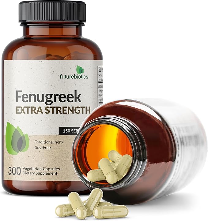 Futurebiotics Fenugreek Extra Strength Supports Overall Good Health & Well-Being, Non-GMO, 300 Vegetarian Capsules