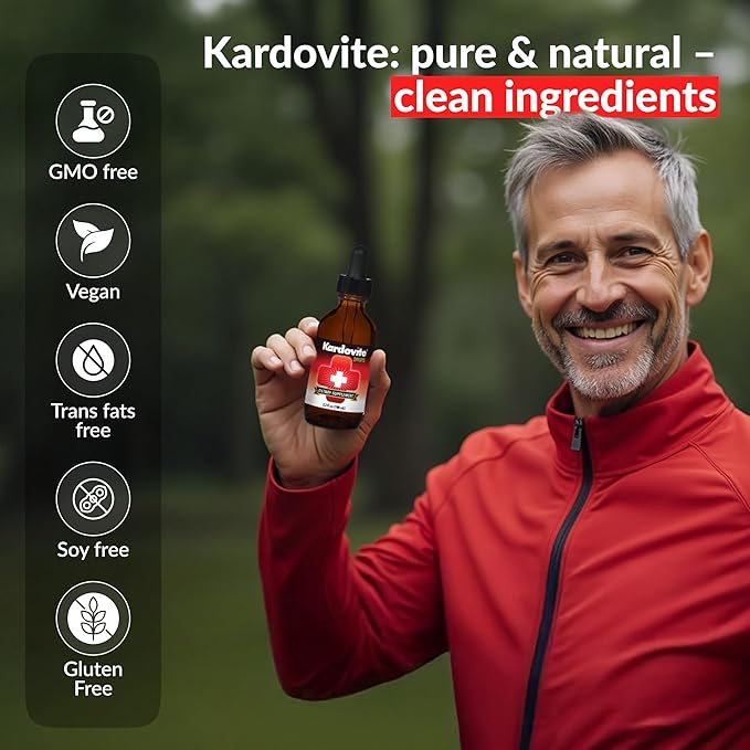 Herbal Circulation Support Drops 100ml with Hawthorn, Garlic, Ginkgo, Cayenne, Milk Thistle, Bilberry & Valerian