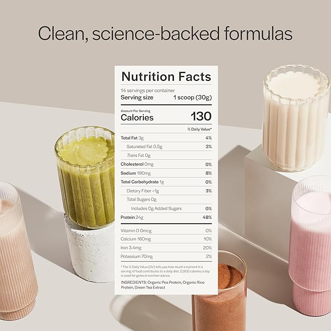 Gainful Vegan Protein Powder Get Lean Bundle, Meal Replacement, Post Workout Support, Organic Rice + Pea Protein, Unflavored w/Chocolate, Vanilla, Strawberry & Variety Pack Flavor Boosts, 28 Servings