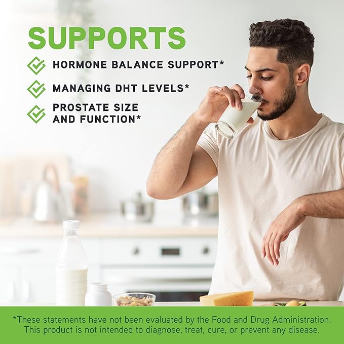 DAVINCI Labs Prostate Health - Helps to Support Prostate, Urinary & Men's Health with Saw Palmetto, Zinc, Green Tea Extract & More* - 60 Vegetarian Capsules (30 Servings)