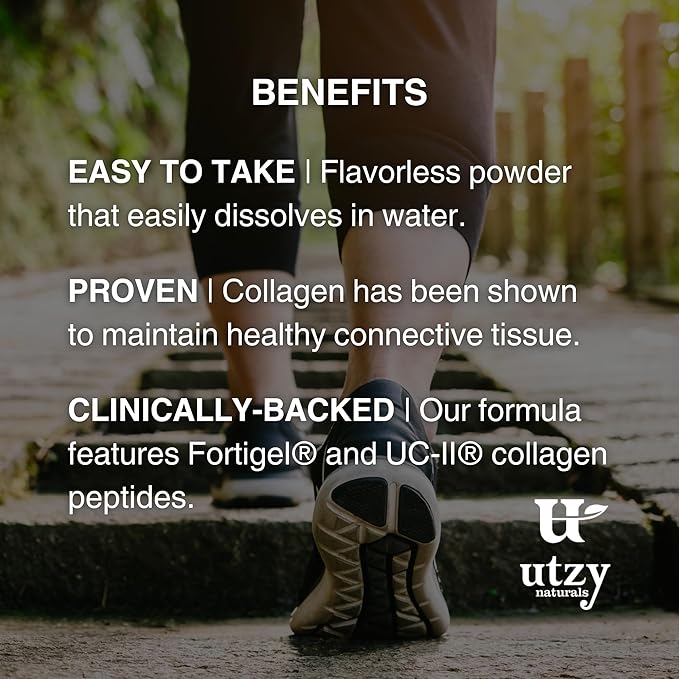 Coll-U-Gen | Joint Support Supplement | with Type II Undenatured Collagen (UC-II®) & Fortigel® | Unflavored Powder | 30 Servings