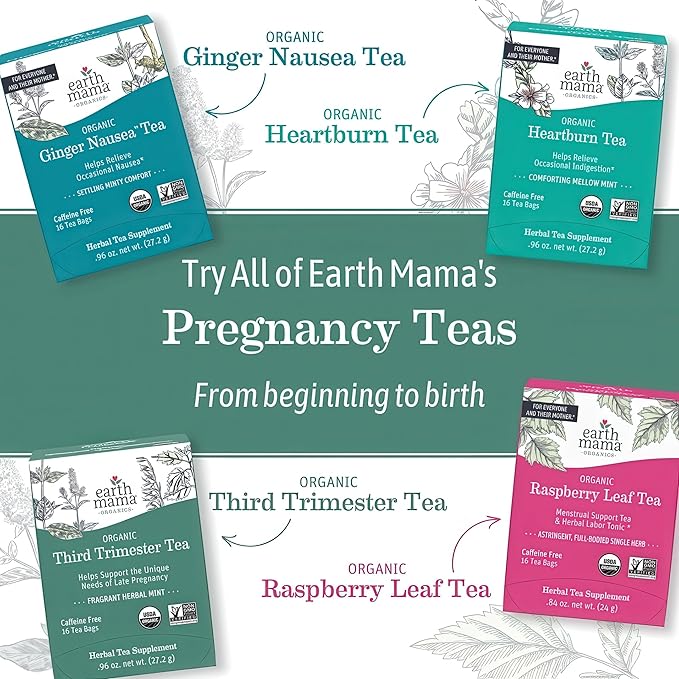 Earth Mama Organic Milkmaid® Tea | Lactation Support Herbal Tea Bags for Breastfeeding, Decaf Lactation Supplement for Increased Breast Milk Production, With Milk Thistle & Fenugreek (16-Count, 2PK)