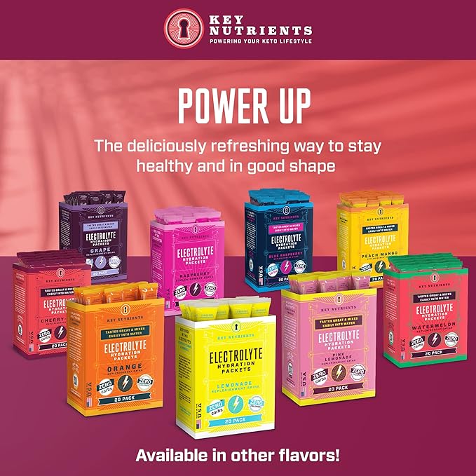 KEY NUTRIENTS Electrolytes Cherry Pom 20's
