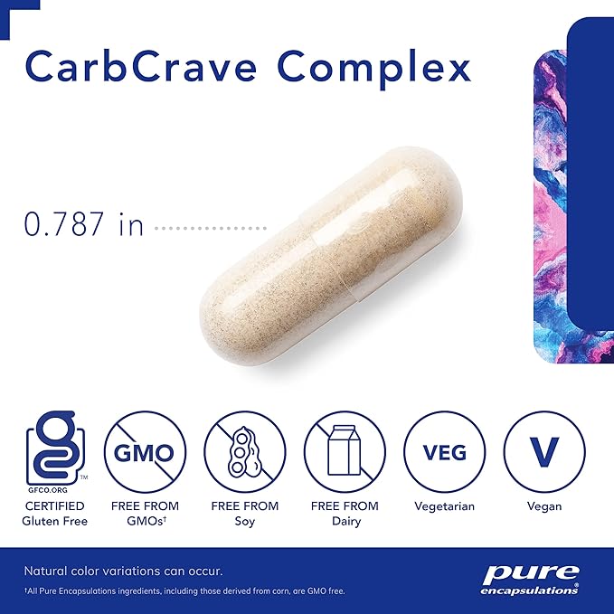 Pure Encapsulations CarbCrave Complex | with Sensoril Trim to Help Moderate Carbohydrate Intake and Lessen Appetite | 90 Capsules