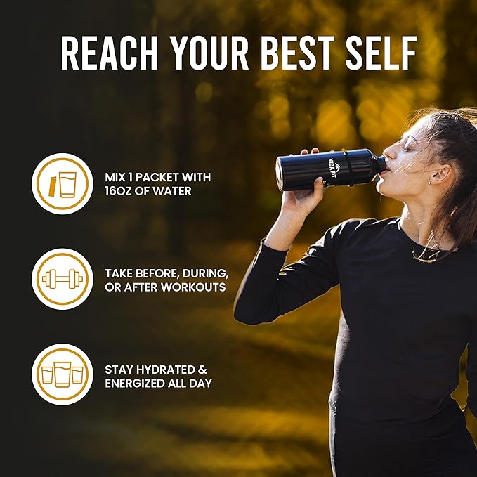Hydrashot Orange Flavored Hydration Formula with Coconut Water Powder, Calcium, Magnesium, Potassium, and Sodium, Sugar-Free, Hydration Powder Packets, Rehydrates and Replenishes Electrolytes