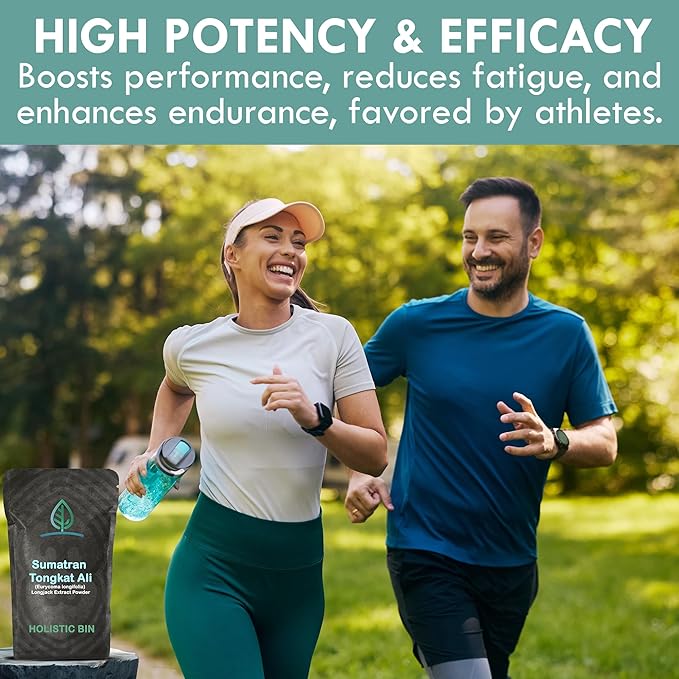 Holistic Bin Tongkat Ali Extract Powder – Premium Longjack Harvested from Sumatran Forests – Herbal – Father's Day Gift – No Fillers or Preservatives – 50 Grams
