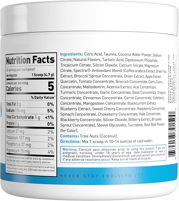 Kaged Electrolyte Hydration Powder | Hydracharge Watermelon | Sports Drink for Men and Women | Pre, Post, Intra Workout Supplement | 30 Servings