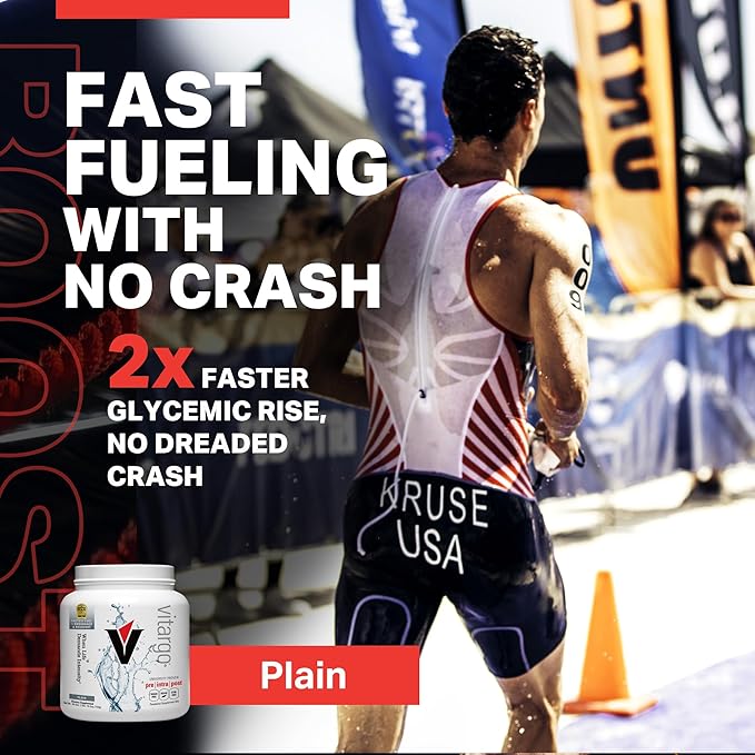 Vitargo Carbohydrate Powder | Feed Muscle Glycogen 2X Faster | 1 LB Unflavored Pre Workout & Post Workout Recovery Powder| Carb Supplement for Recovery, Endurance, Gain Muscle Mass