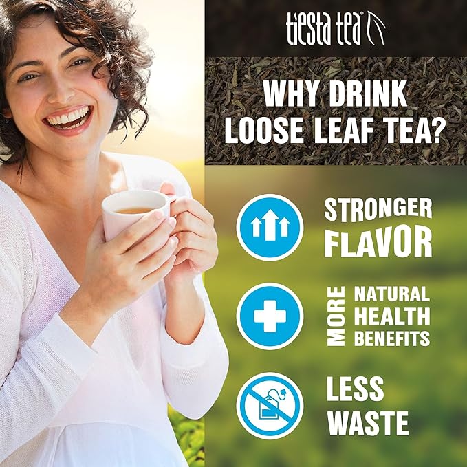 Tiesta Tea - Herbal Loose Leaf Father’s Day Tea Gift Set Sampler | Medium to No Caffeine | Hot & Iced Ready | Assorted Chamomile, Ginger, Citrus and Lavender Herbal Blends | 5 Pouches