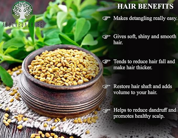 AYURVEDASHREE Fenugreek Seeds Powder 200 Gm I Trigonella foenum-graecum Sd. | Methi Powder | Spice Indian Cuisine | Hair Care | Improves Digestion
