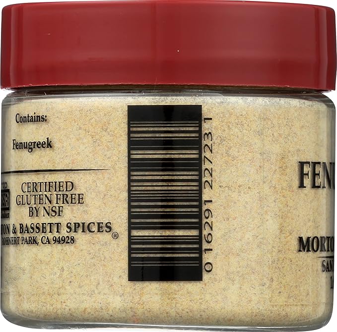 Morton & Bassett Fenugreek Seasoning, Non GMO, Gluten Free, 1.6 Ounces (Pack Of 3)