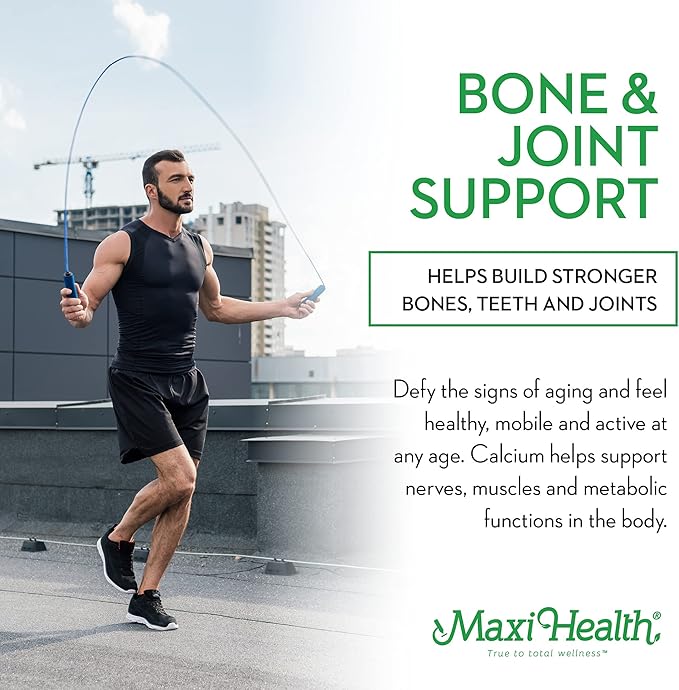 Maxi Health Calcium Magnesium Supplement with Vitamin D3 and Boron - Kosher Bone Health & Nighttime Formula, Calcium Citrate CalMag & Vitamin D (360 Tablets)