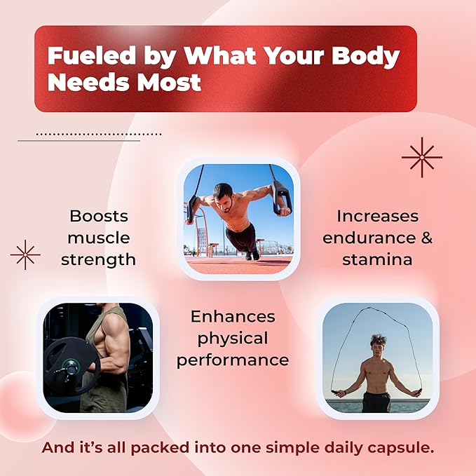 Ultra Turkesterone Ajuga Turkestanica Standardized 20% Turkesterone High Potency with Maca Root Tribulus Terrestris - Muscle Growth Energy Memory Support