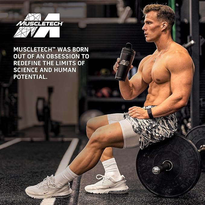 MuscleTech Platinum Creatine Monohydrate Capsules - Creapure Creatine Pre & Post Workout Muscle Builder, Muscle Recovery & Energy Boosting Supplement for Men & Women - 100 Veggie Pills