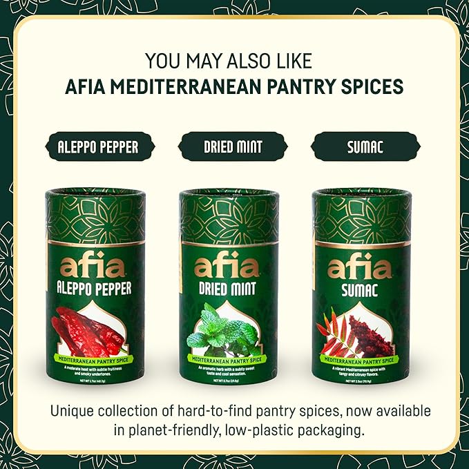 Afia - Shawarma Seasoning | Shawarma Spice Blend for Garlic Sauce (Toum), Lavash & Other Flatbreads, Kebab, Kofta, Grilled Meat | Premium Spice with Top Notes of Cumin and Coriander (1pk, 8oz)