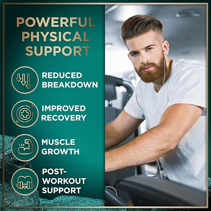 Essential Amino Acids Supplement – 3,000mg Leucine, Lysine, Isoleucine, Tryptophan Complete Complex - All 9 Best Amino Acids for Muscle Growth, Power, Recovery - 120 Vegan, Keto-Friendly BCAA Capsules