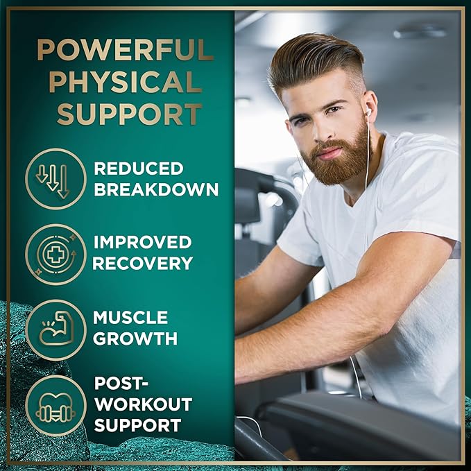 Essential Amino Acids Supplement – 3,000mg Leucine, Lysine, Isoleucine, Tryptophan Complete Complex - All 9 Best Amino Acids for Muscle Growth, Power, Recovery - 120 Vegan, Keto-Friendly BCAA Capsules
