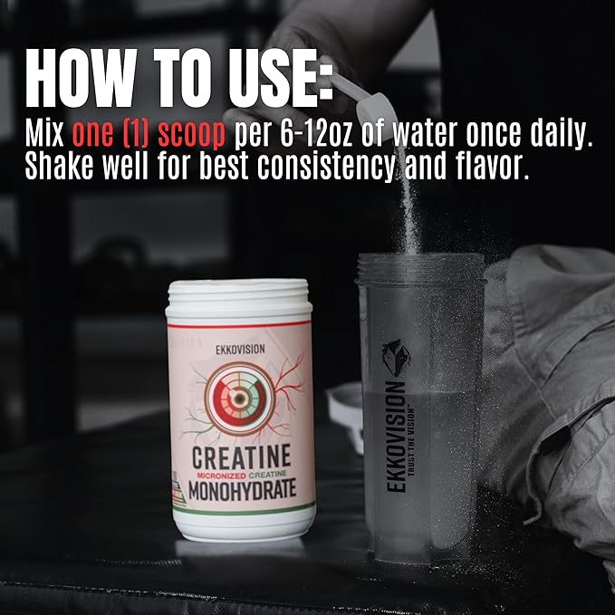 Creatine Monohydrate Powder, Micronized, Pink Lemonade, Pre Workout & Post Workout Supplement for Men and Women, Energy Support, Easy to Mix in Shakes, Smoothies & Beverages, 100 Servings