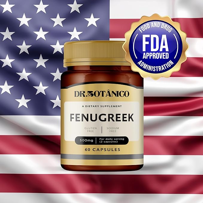 Fenugreek 500mg – Natural Testosterone & Libido Support (60 Capsules)