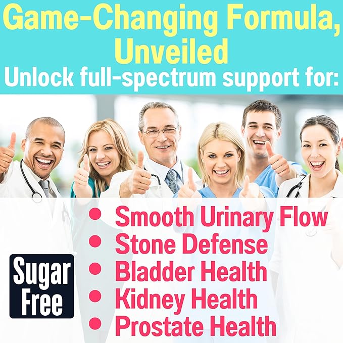 Boswellia Chanca Piedra Pygeum Beta-Sitosterol Gummies with Magnesium Glycinate Potassium Citrate P5P | Stone Breaker Prostate Kidney Stone Uric Acid Flush & Cleanse | Pills Capsules Supplement Alt