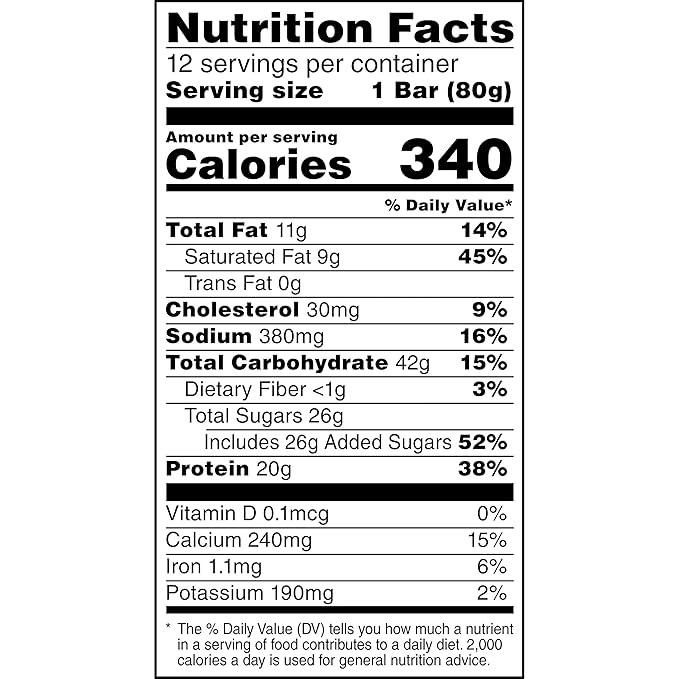 Gatorade Whey Protein Bars, Chocolate Pretzel, 2.8 oz bars (Pack of 12, 20g of protein per bar)
