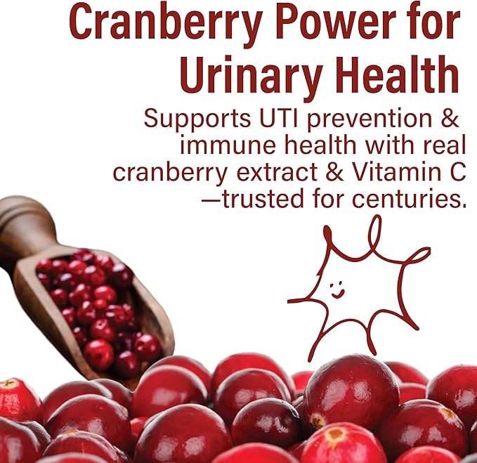 Plant Therapy Cranberry Extract with Vitamin C Herbal Supplement Capsules, Supports Urinary Tract Health, Rich in Antioxidants for Immune, 120 Vegetarian Capsules (4 Month Supply) Made in The USA
