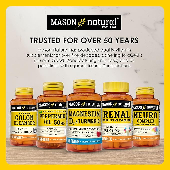 MASON NATURAL Garlic Oil 1000 mg, 300-Day Supply Softgels, Supports Normal Circulatory Function, 3 Pack