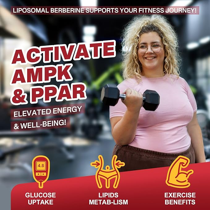 Liposomal Berberine Complex Gummies - with Chromium, Ceylon Cinnamon, Bergamot, Support Overall Wellbeing
