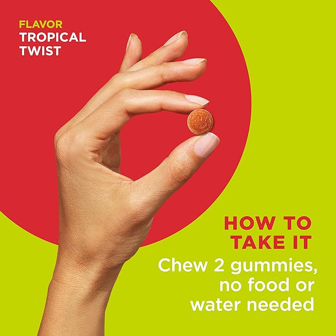 OLLY Multi + Probiotic Adult Multivitamin Gummy, 1 Billion CFUs, Digestive and Immune Support Chewable Supplement, Tropical Twist, 35 Day Supply - 70 Count