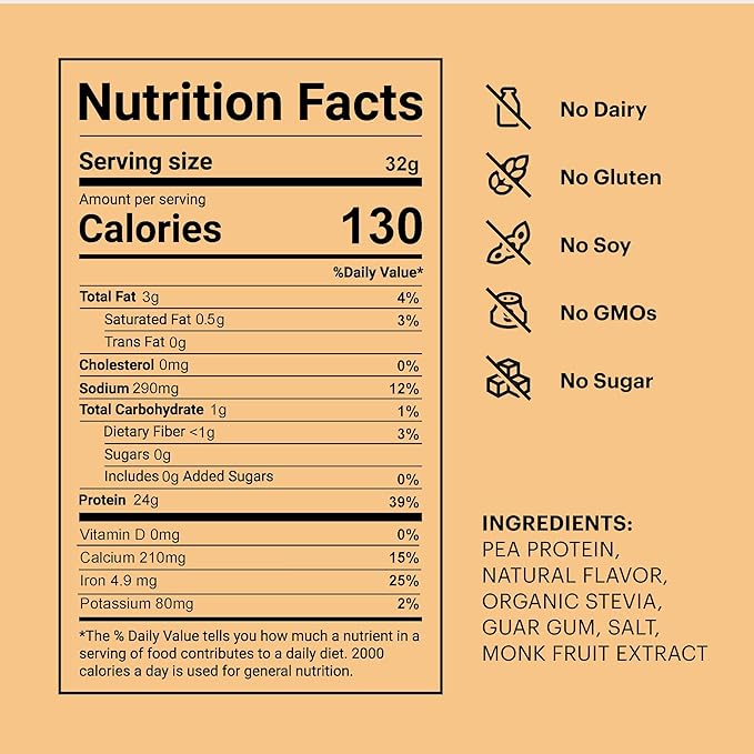 TB12 Plant Based Protein Powder by Tom Brady, 24g of Vegan Pea Protein, Low Sugar, Low Carb, Non-GMO, Meal Replacement, Keto Friendly, Paleo, Sugar Free, Vanilla Flavor (1.12 Ounce, Pack of 12)