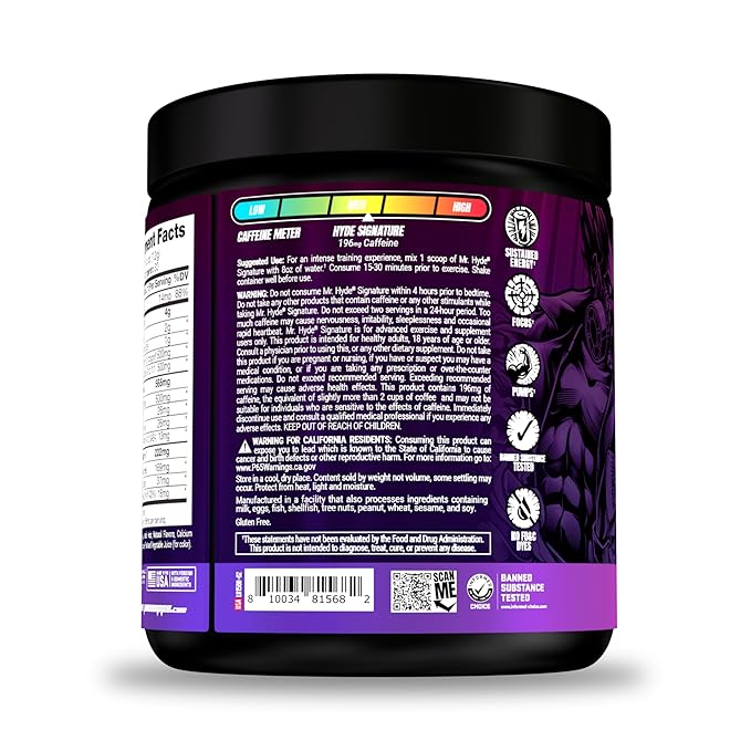 PROSUPPS Hyde Signature Sustained Pre Workout, Pixie Dust and Creatine 300 Bundle