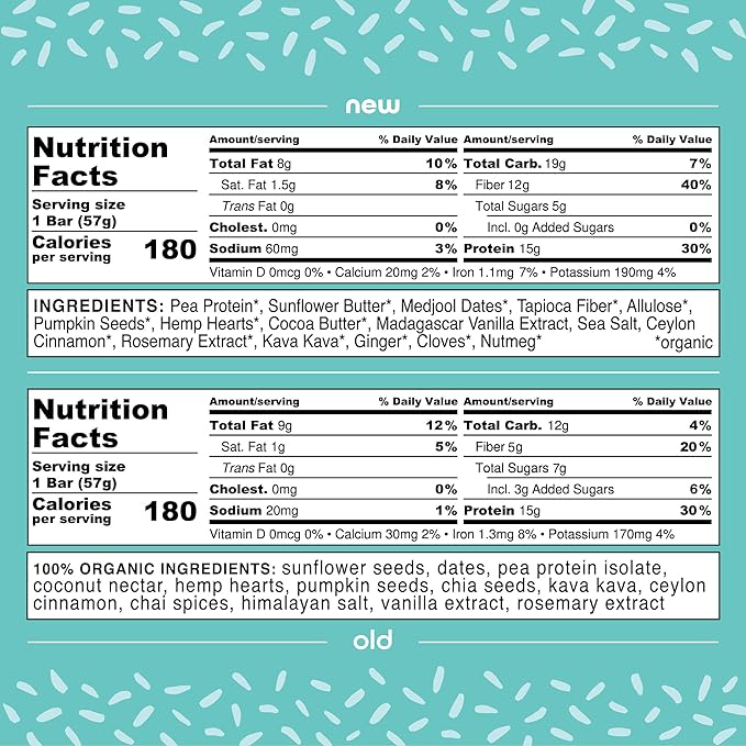 Feel Vegan Protein Bars | Vanilla Chai Bliss | Keto | Gluten Free | Organic | Kava | 15g Plant Protein | Low Carb | High Protein | Dairy Free | Low Sugar | Grain Free | Nut Free | Soy Free | Non GMO - (Coconut Chai 10 Pack)