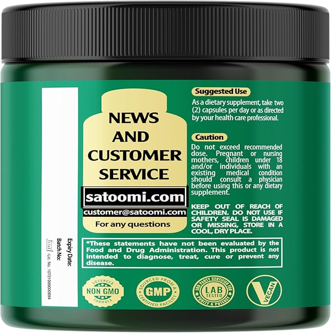 Satoomi NAD+ Supplement with Liposomal Nicotinamide Riboside 900 mg NR, Resveratrol, Quercetin - 90 Count