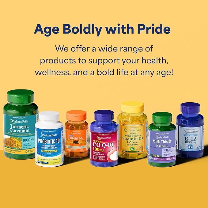 Puritan's Pride Coenzyme CoQ10 200mg, Dietary Supplement for Heart Health, Blood Pressure, Oral Gum Health, and Healthy Aging Support, 240 Servings, Rapid Release Softgels
