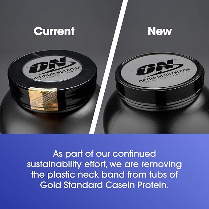 Optimum Nutrition Gold Standard 100% Micellar Casein Protein Powder, Slow Digesting, Helps Keep You Full, Overnight Muscle Recovery, Creamy Vanilla, 4 Pound (Packaging May Vary)