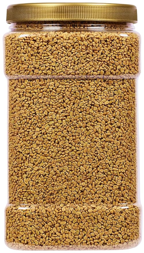 Rani Fenugreek (Methi) Seeds Whole 80oz (5lbs) 2.27kg Bulk PET Jar, Trigonella foenum graecum ~ All Natural | Vegan | Gluten Friendly | Non-GMO | Kosher | Indian Origin, used in cooking & Ayurvedic
