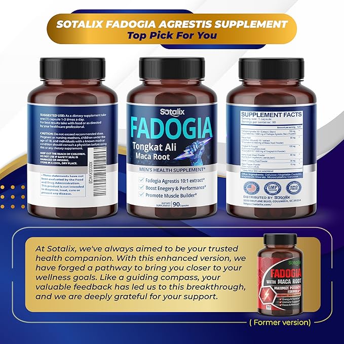 High Strength Fadogia Agrestis Capsules - Concentrated Formula with Maca Root - Support Immune, Energy (150 Count (Pack of 1))