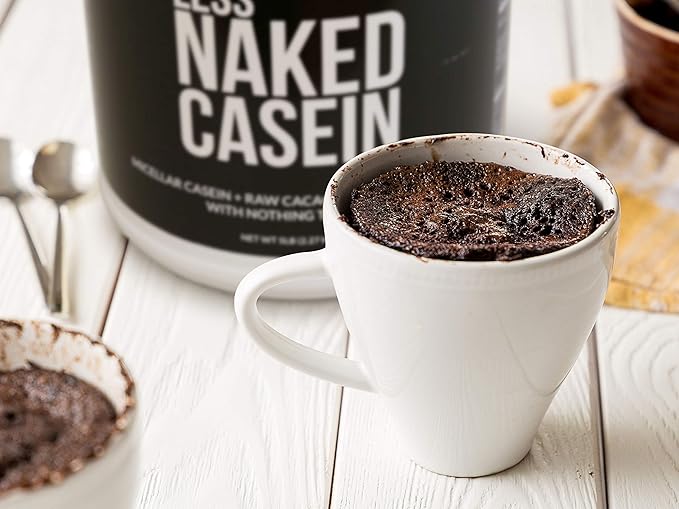 NAKED Casein - 1Lb Micellar Casein Protein - Bulk, GMO-Free, Gluten Free, Soy Free, Preservative Free - Stimulate Muscle Growth - Enhance Recovery - 15 Servings