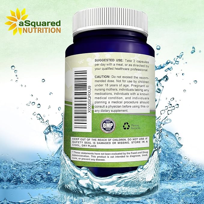 aSquared Nutrition Fadogia Agrestis 600mg and Tongkat Ali 400mg Supplement (180 Capsules) - Fadogia Agrestis Extract & Powder Complex Pills for Men & Women