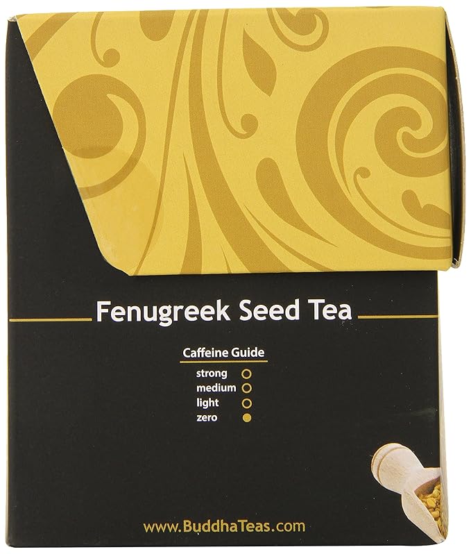 Buddha Teas Fenugreek Seed Tea, 18 Count (Pack of 6)