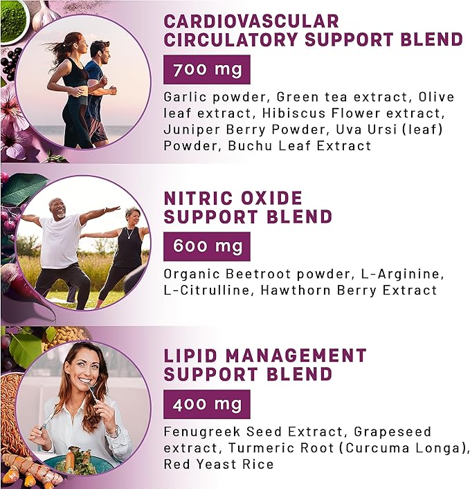 Ceylon Cinnamon (1pk), Fadogia Tongkat Ali (1pk), and Nitric Oxide (1pk) Supplement Bundle - Potent Vitamins for Heart, Energy, Male Well-Being, & Immune Support - Non-GMO, Vegan, Gluten-Free